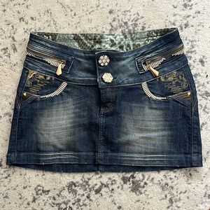 PitBull Jeans Skirt Size Small